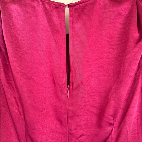 Lush Sleeveless Pleated Midi Dress Women’s Size Small Fuchsia‎ Rose NWT - Picture 6 of 9